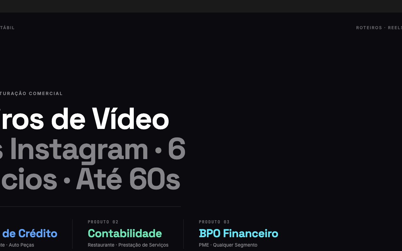Deck de Roteiros