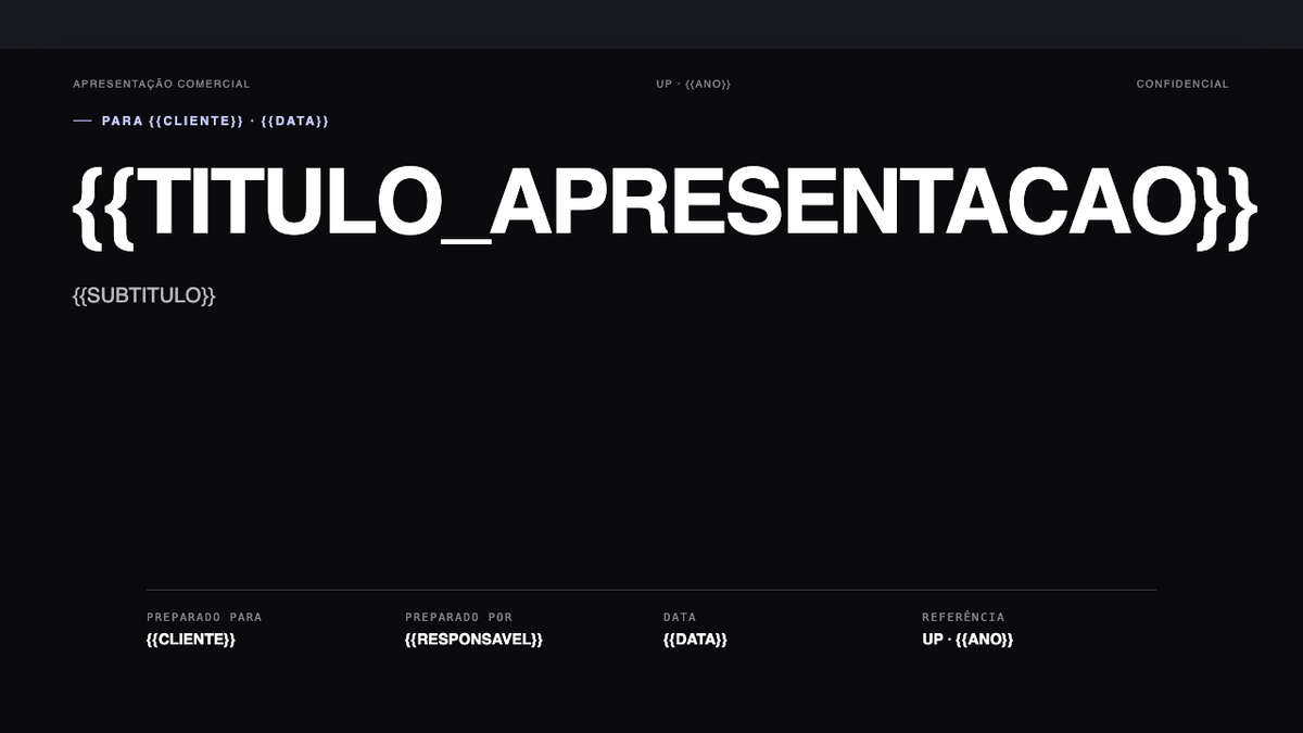 Apresentação Comercial