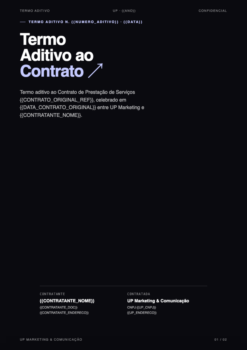Termo Aditivo ao Contrato
