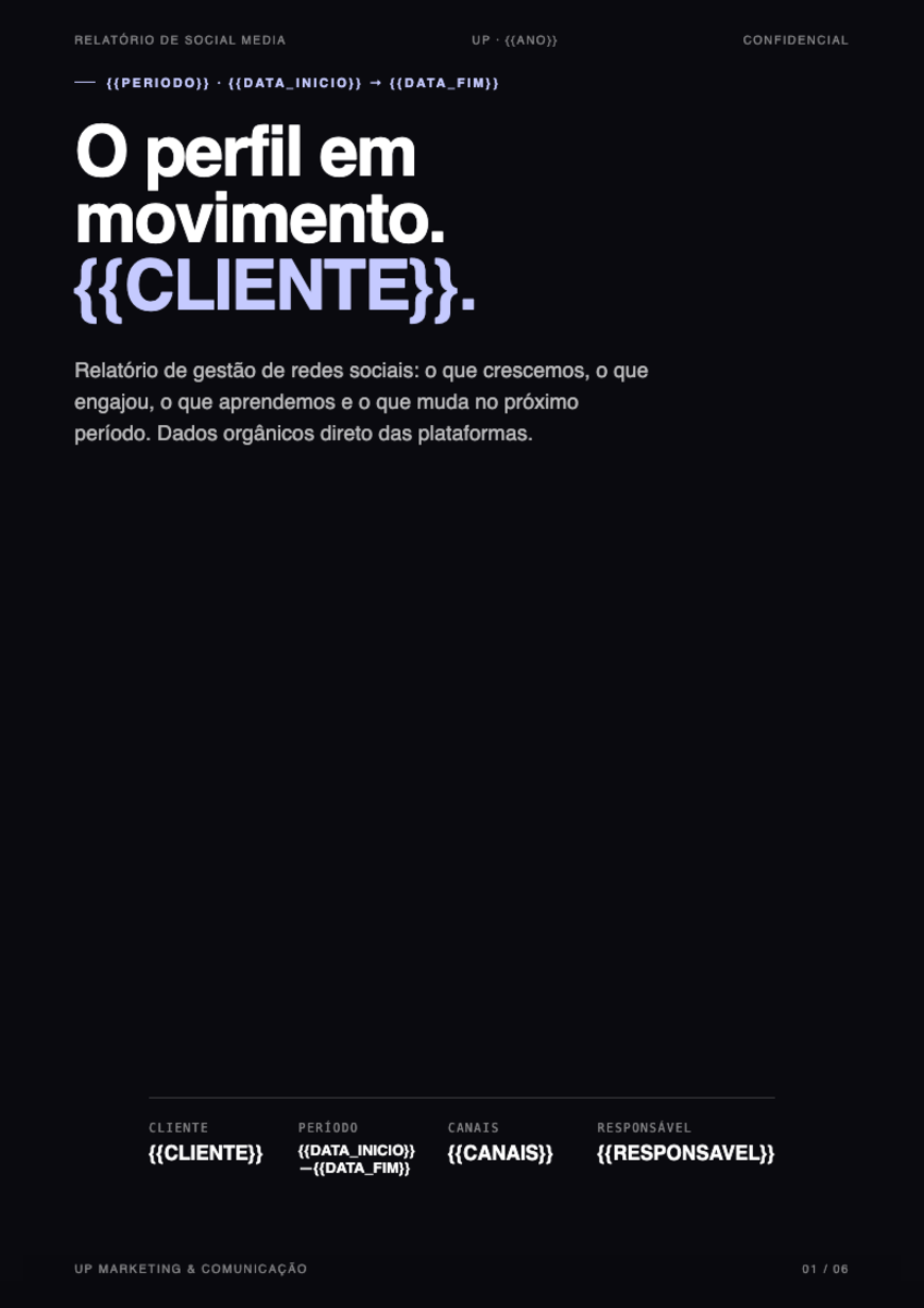Relatório de Social Media